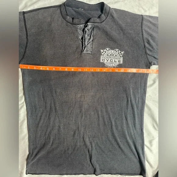 Vintage Harley-Davidson Charcoal Tee with Eagle Graphic - Picture 9 of 10